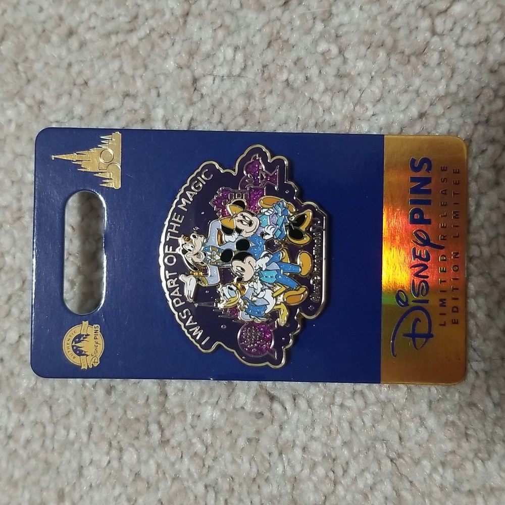 NEW Walt Disney World 50th Anniversary Pin